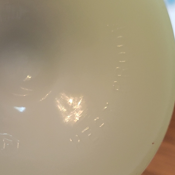 Vintage Federal Glass Pedestal Bowls (2) ~ Avocado Green ~ Dessert  Salsa ~ Cute - Picture 12 of 16